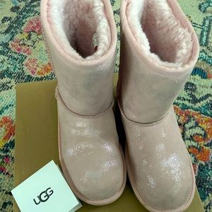 Big Kids UGG boots Pink Glitz